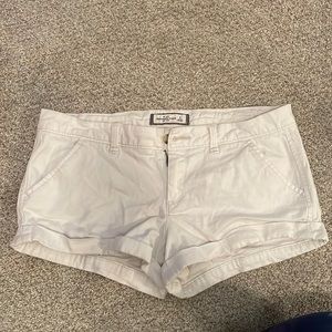 White Abercrombie & Fitch womens shorts